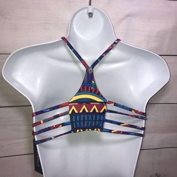 Zeraca Strap Side Bottom Halter Racerback Top - Picture 6 of 8